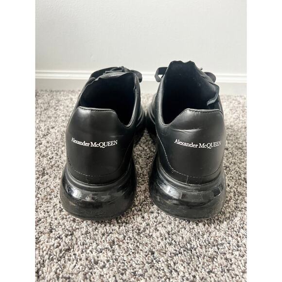 Alexander McQueen oversized black shiny sole men's size 12 - Picture 6 of 8